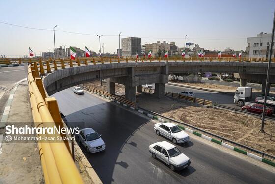 گزارش تصویری | بهره‌برداری از دوربرگردان غیرهمسطح شرقی ابوطالب مشهد