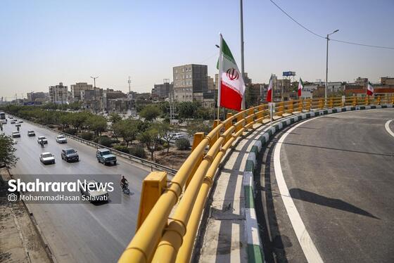 گزارش تصویری | بهره‌برداری از دوربرگردان غیرهمسطح شرقی ابوطالب مشهد