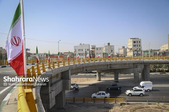 گزارش تصویری | بهره‌برداری از دوربرگردان غیرهمسطح شرقی ابوطالب مشهد