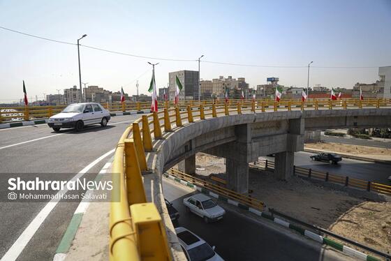 گزارش تصویری | بهره‌برداری از دوربرگردان غیرهمسطح شرقی ابوطالب مشهد