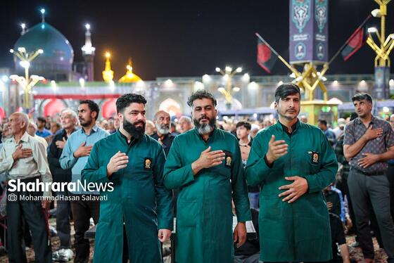 گزارش تصویری | آیین بزرگداشت چهلمین روز تشییع و تدفین تاریخی رهبر شهید انقلاب در مشهد