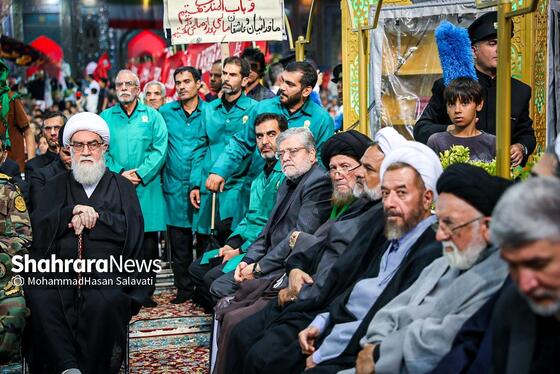 گزارش تصویری | آیین بزرگداشت چهلمین روز تشییع و تدفین تاریخی رهبر شهید انقلاب در مشهد