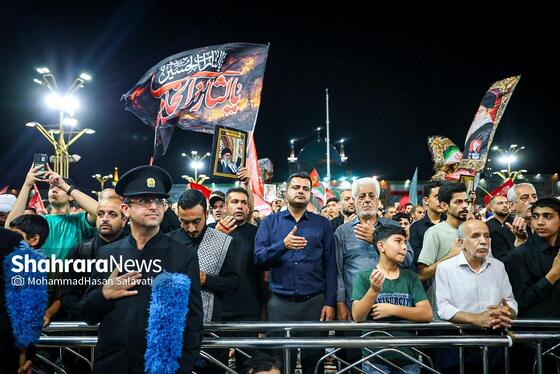 گزارش تصویری | آیین بزرگداشت چهلمین روز تشییع و تدفین تاریخی رهبر شهید انقلاب در مشهد