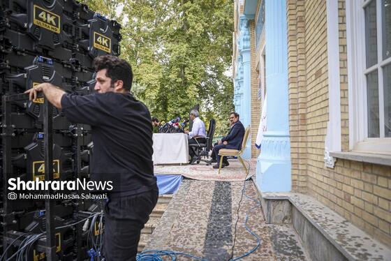 گزارش تصویری | نشست خبری استاندار خراسان رضوی در بیمارستان امام رضا (ع)