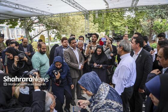گزارش تصویری | نشست خبری استاندار خراسان رضوی در بیمارستان امام رضا (ع)