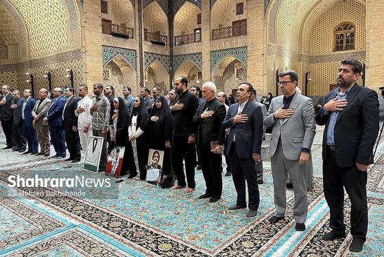 گزارش تصویری | اعطای پرچم جمهوری اسلامی ایران به پرچمداران کشورمان در رقابت‌های آسیایی ناگویا