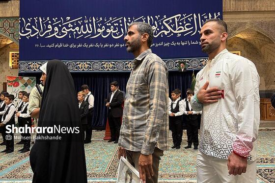 گزارش تصویری | اعطای پرچم جمهوری اسلامی ایران به پرچمداران کشورمان در رقابت‌های آسیایی ناگویا