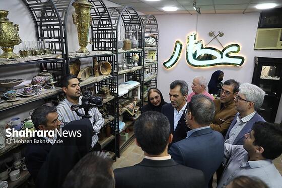 گزارش تصویری | افتتاح خانه صنایع دستی بخش خصوصی عطار  در مشهد