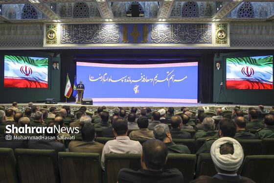 گزارش تصویری | مراسم تکریم و معارفه فرمانده سپاه امام رضا(ع)