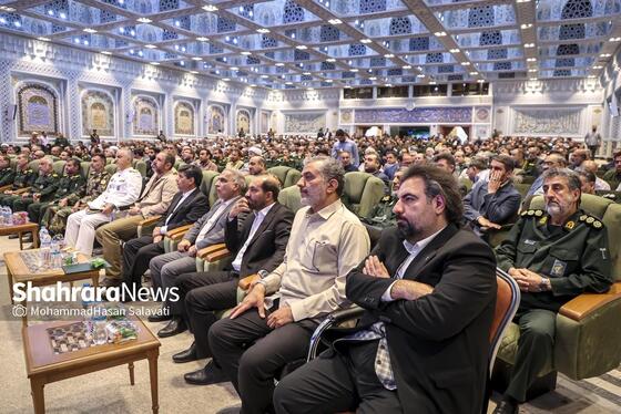گزارش تصویری | مراسم تکریم و معارفه فرمانده سپاه امام رضا(ع)