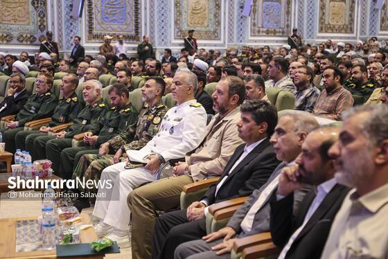 گزارش تصویری | مراسم تکریم و معارفه فرمانده سپاه امام رضا(ع)