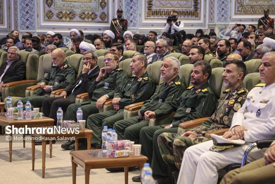 گزارش تصویری | مراسم تکریم و معارفه فرمانده سپاه امام رضا(ع)