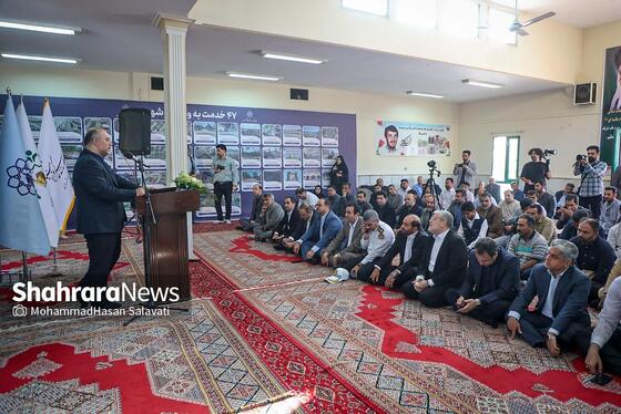 گزارش تصویری | بهره برداری از پل غربی سطح سوم تقاطع غیرهمسطح خیام مشهد