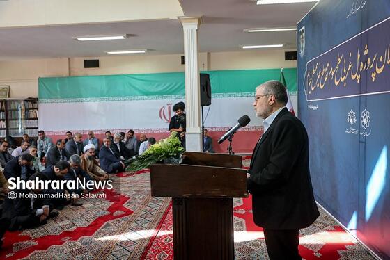 گزارش تصویری | بهره برداری از پل غربی سطح سوم تقاطع غیرهمسطح خیام مشهد