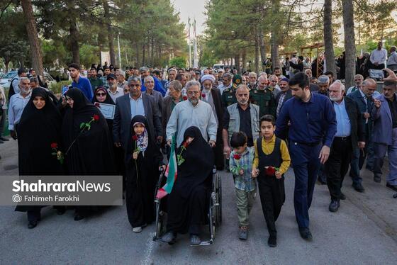 گزارش تصویری | بزرگداشت چهلمین سالگرد شهادت سرلشگر شهید محمود کاوه فرمانده لشگر ۵۵ ویژه شهدا و شهدای کربلای ۲