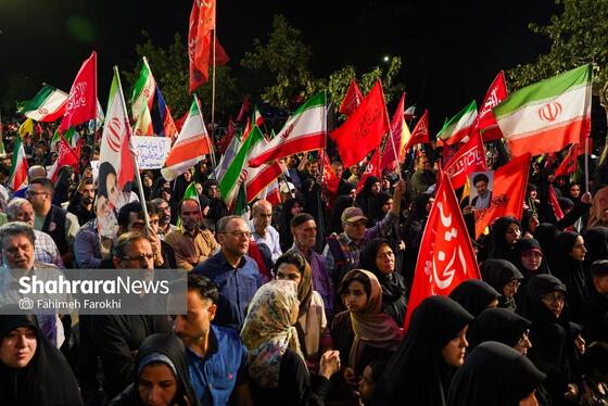 گزارش تصویری | مراسم وداع با شهدای سنگر خیابان در بلوار وکیل‌آباد مشهد