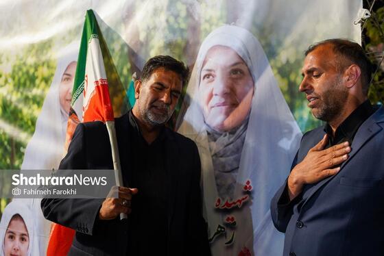 گزارش تصویری | مراسم وداع با شهدای سنگر خیابان در بلوار وکیل‌آباد مشهد