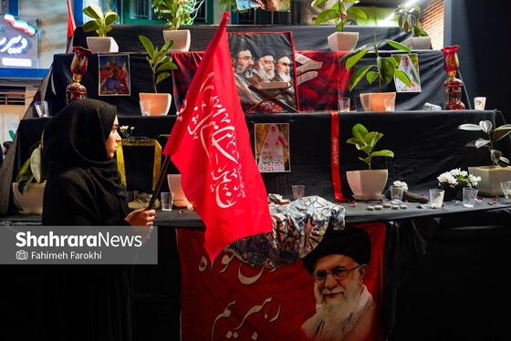 گزارش تصویری | مراسم وداع با شهدای سنگر خیابان در بلوار وکیل‌آباد مشهد