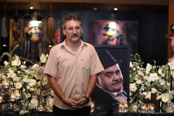 حضور جمعی از هنرمندان در مراسم چهلم زنده‌یاد اکبر عبدی + تصاویر