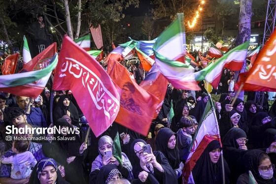 گزارش تصویری | مراسم وداع با پیکر مطهر شهدای سنگر خیابان