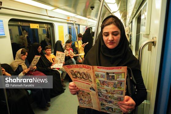 گزارش تصویری | جشن شماره ۱۰۰۱ «شهرآرامترو» در ایستگاه‌های مترو برگزار شد