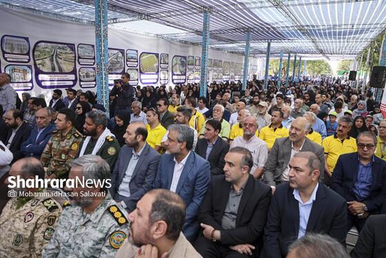 گزارش تصویری | مراسم بهره برداری از فاز یک بوستان جهانشهر مشهد