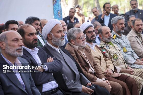 گزارش تصویری | مراسم بهره برداری از فاز یک بوستان جهانشهر مشهد