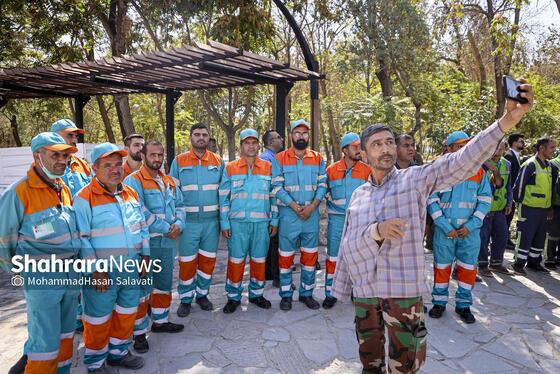 گزارش تصویری | مراسم بهره برداری از فاز یک بوستان جهانشهر مشهد