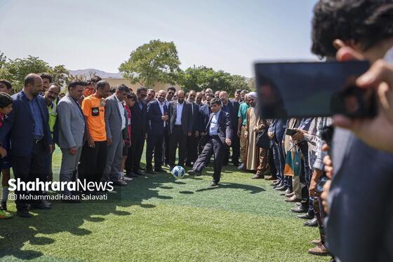 گزارش تصویری | مراسم بهره برداری از فاز یک بوستان جهانشهر مشهد