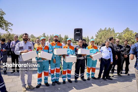 گزارش تصویری | مراسم بهره برداری از فاز یک بوستان جهانشهر مشهد