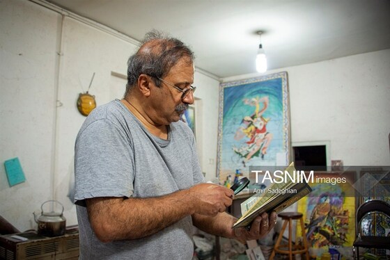 گزارش تصویری | کاشی هفت رنگ مکتب شیراز