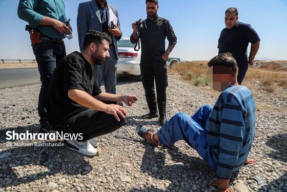گزارش تصویری | بازسازی صحنه قتل در جاده سد کارده