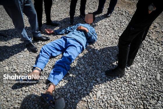 گزارش تصویری | بازسازی صحنه قتل در جاده سد کارده