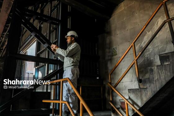 گزارش تصویری | بازدید وزیر صمت از کارخانه فولاد نیشابور