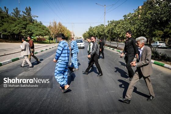 گزارش تصویری | صحنه شهادت ۲ بسیجی در مشهد بازسازی شد