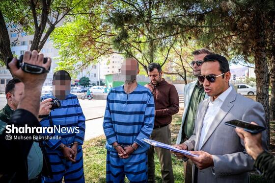گزارش تصویری | صحنه شهادت ۲ بسیجی در مشهد بازسازی شد