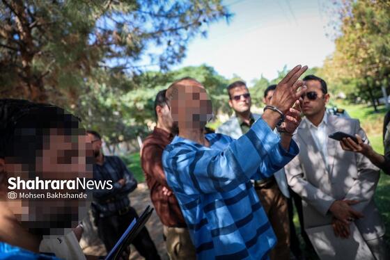 گزارش تصویری | صحنه شهادت ۲ بسیجی در مشهد بازسازی شد