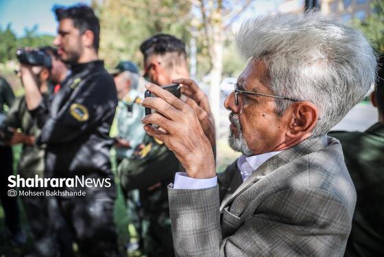 گزارش تصویری | صحنه شهادت ۲ بسیجی در مشهد بازسازی شد