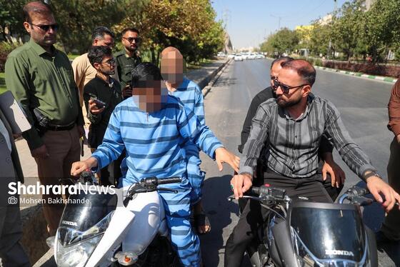 گزارش تصویری | صحنه شهادت ۲ بسیجی در مشهد بازسازی شد