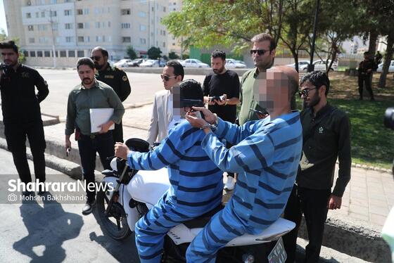 گزارش تصویری | صحنه شهادت ۲ بسیجی در مشهد بازسازی شد