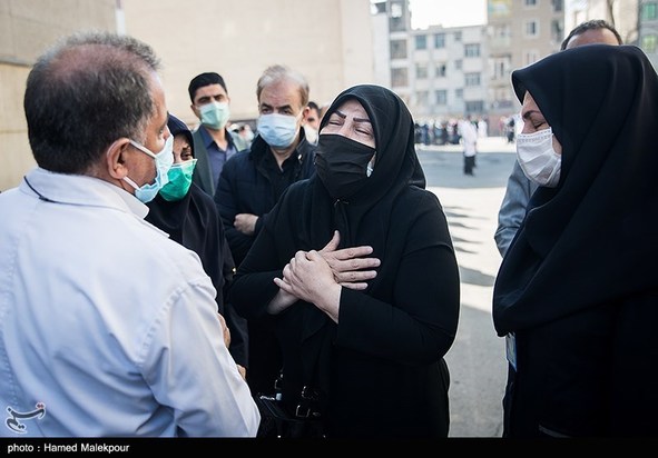 مادر شهید مدافع سلامت مهشید گودرز