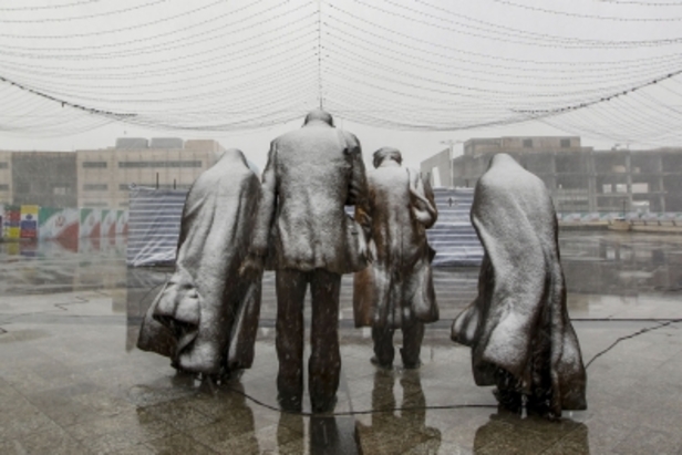 برف در مشهد