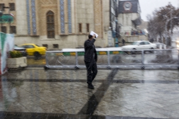 برف در مشهد