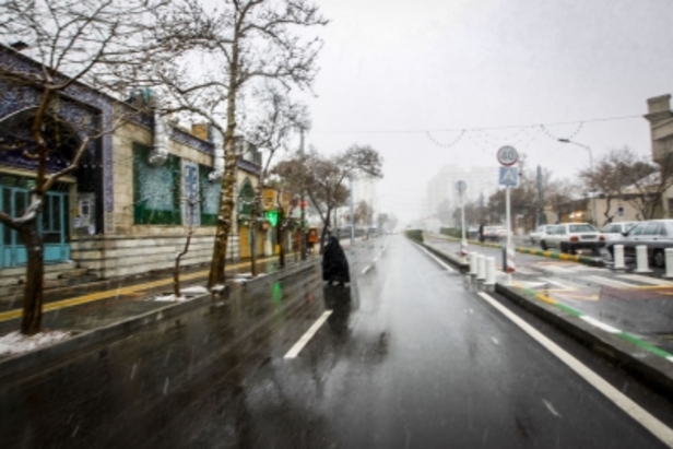 برف در مشهد