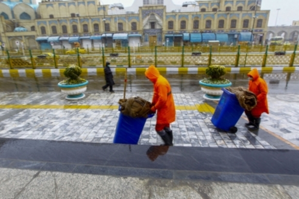 برف در مشهد