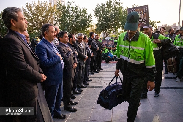 اعزام پاکبان ها به نجف