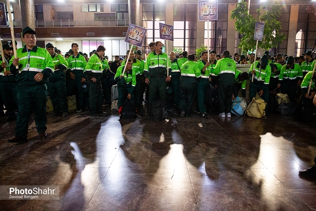 اعزام پاکبان ها به نجف