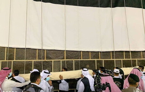 پرده کعبه خانه خدا