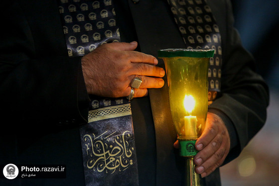 مراسم شام غریبان در حرم مطهر رضوی 