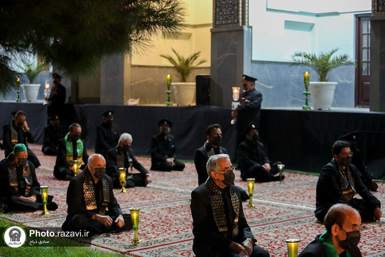 مراسم شام غریبان در حرم مطهر رضوی 